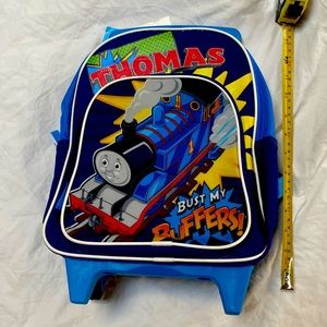 NWT Thomas the Train Rolling Backpack 14”